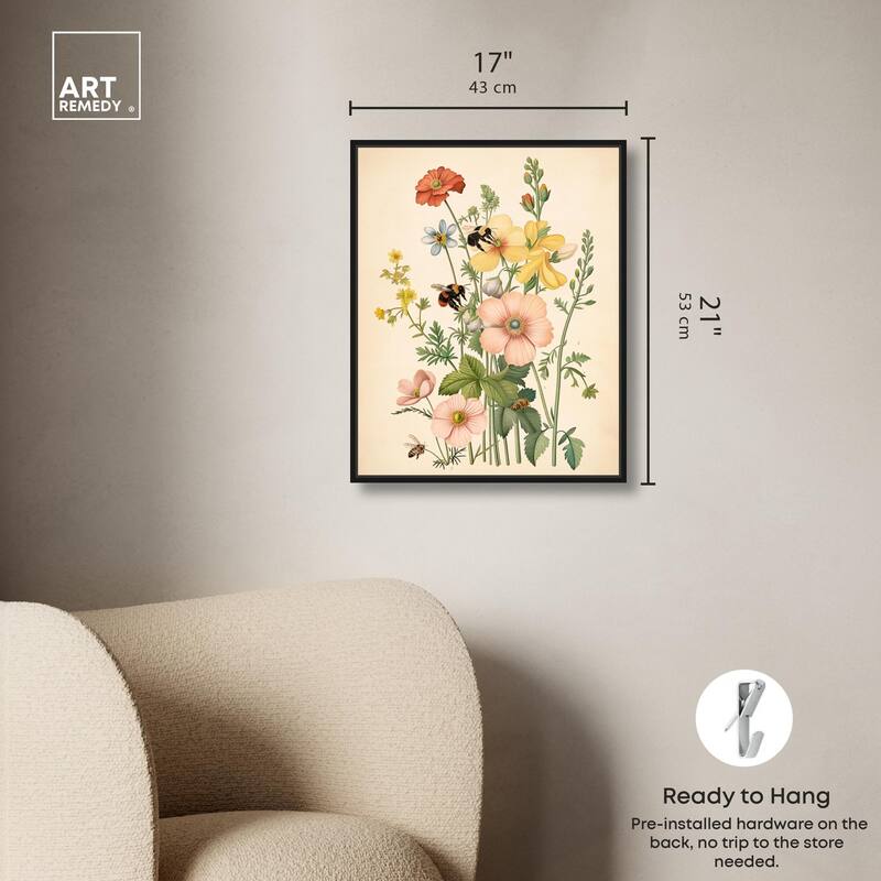Pollinator Portrait I Canvas by Art Remedy
