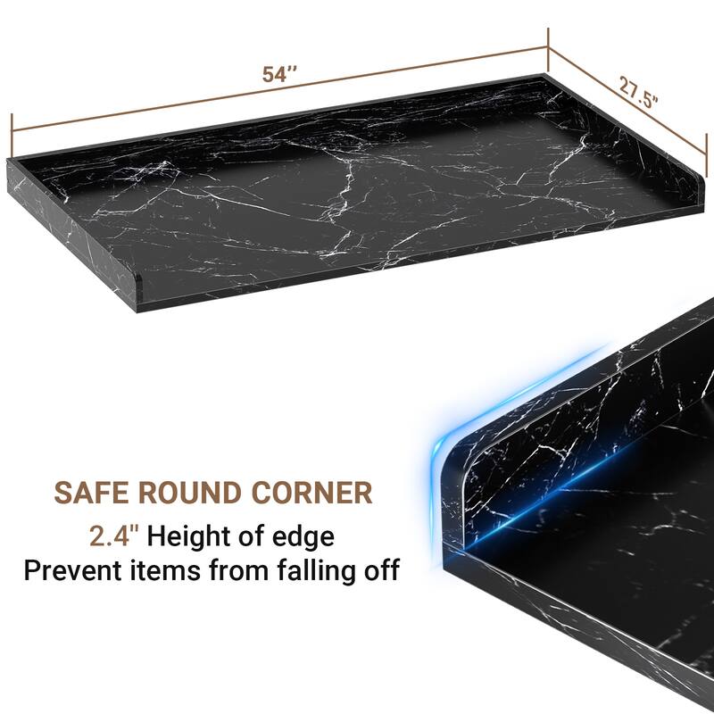 Laundry Countertop for Washer and Dryer, Over Washer Dryer Topper for Storage and Organization