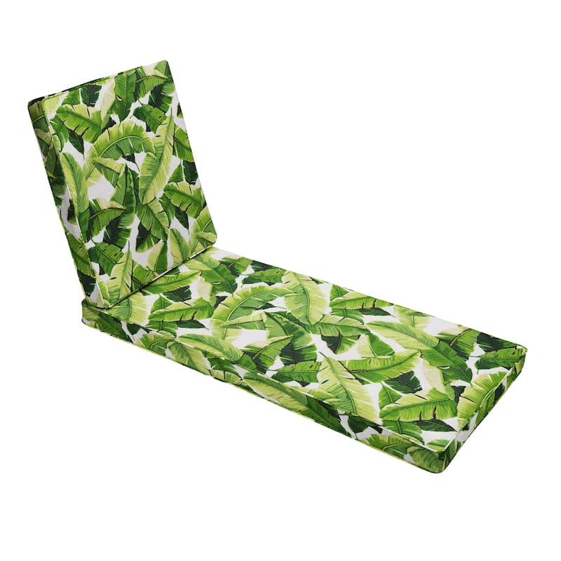 Green Corded Indoor/ Outdoor Hinged Cushion