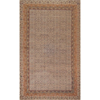 Anatolian Turkish Vintage Rug Hand-Knotted Oriental Wool Carpet - 6'6" X 9'7"