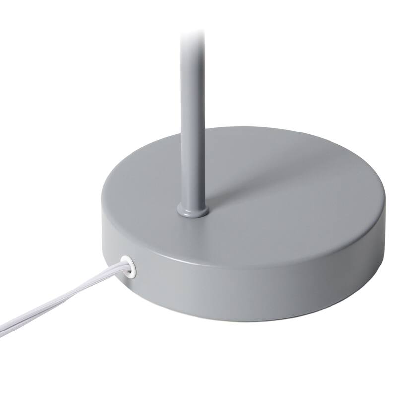 Desk Lamp with Looped arm and Adjustable Cone Shade - 16" - Gray