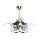 preview thumbnail 4 of 10, 36-inch Retractable 3-Blade Modern Metal Chandelier Ceiling Fan with Remote