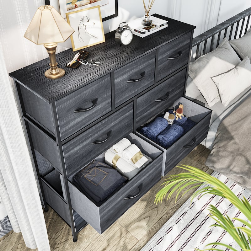 Modern 9drawer Bedroom Dresser Storage Tower On Sale Bed Bath