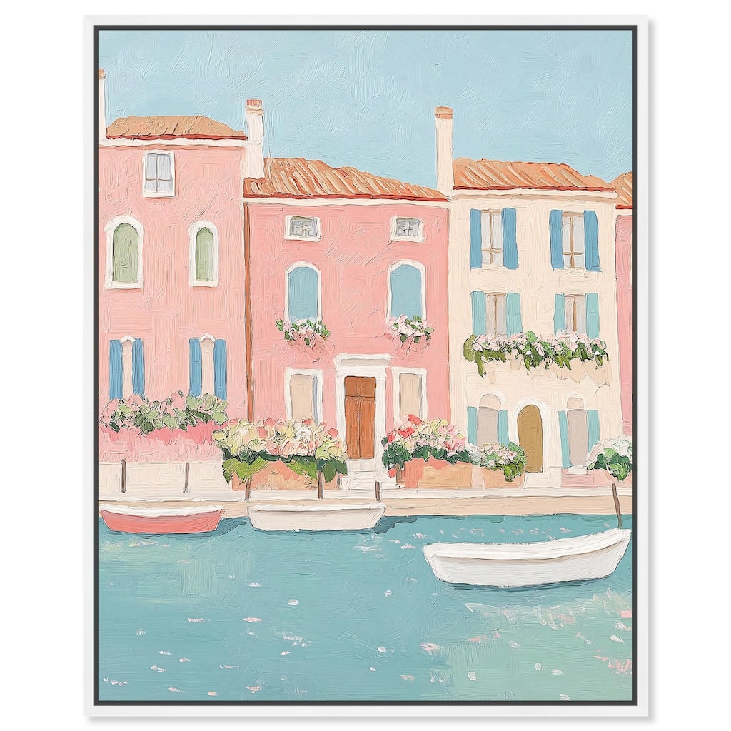Adrift in Venice Canvas by Art Remedy