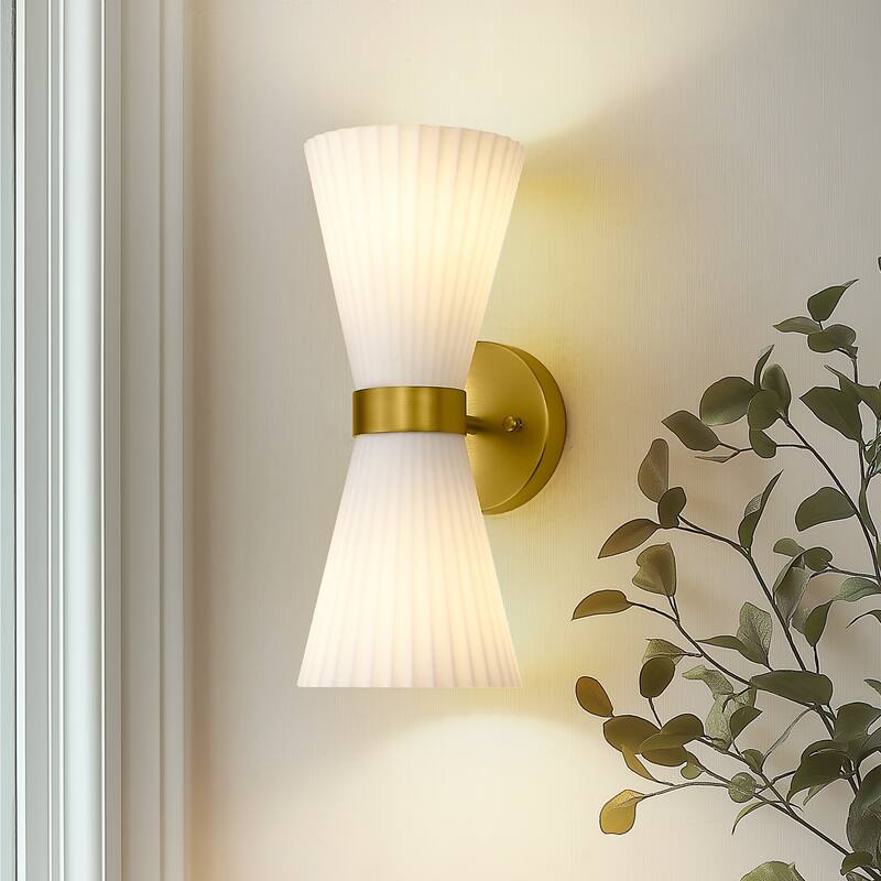 2-Light Wall Sconce, Bathroom Vanity Light