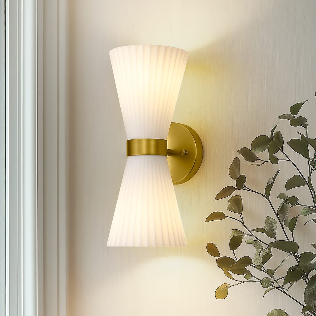 2-Light Wall Sconce, Bathroom Vanity Light
