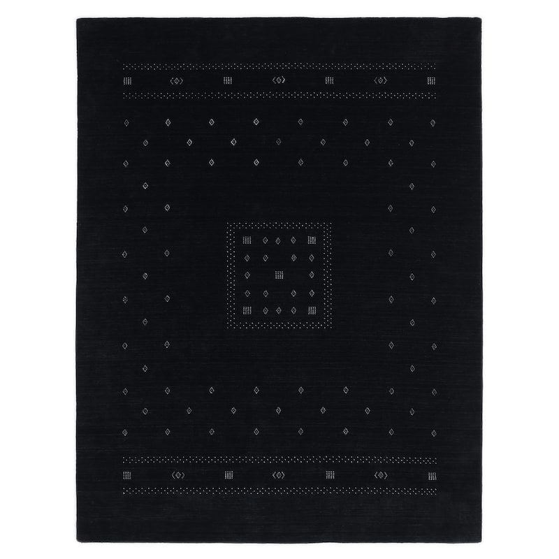 Overton Simi One-of-a-Kind Handmade Area Rug - 8' x 10' - Black