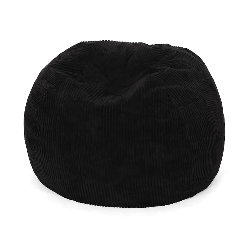Kenli Modern Corduroy Polyester Bean Bag Chair by Christopher Knight Home