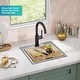 preview thumbnail 112 of 150, KRAUS Kore Workstation Drop-In Stainless Steel Kitchen Sink