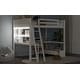 preview thumbnail 33 of 33, Full Pine Loft Bed with Desk & Smart Charging