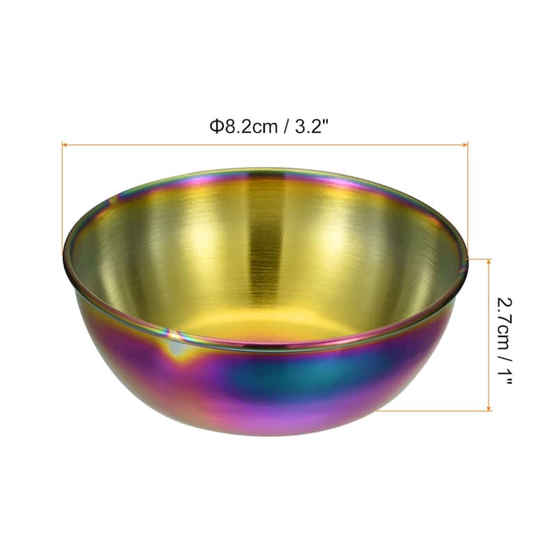 Stainless Steel Sauce Dishes, Metal Sauce Bowls Condiment Cups