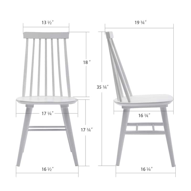 Windsor 17"Wide Spindle Dining Chairs