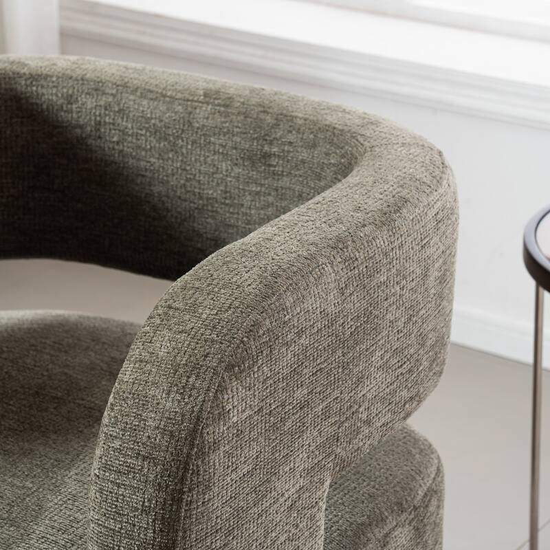 Full Assembled Upholstered Accent Chair For Living Room