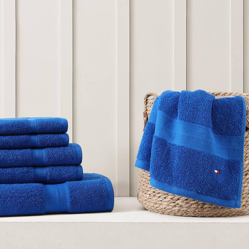 Tommy Hilfiger Modern American Cotton 6 Piece Towel Set - 6 Piece