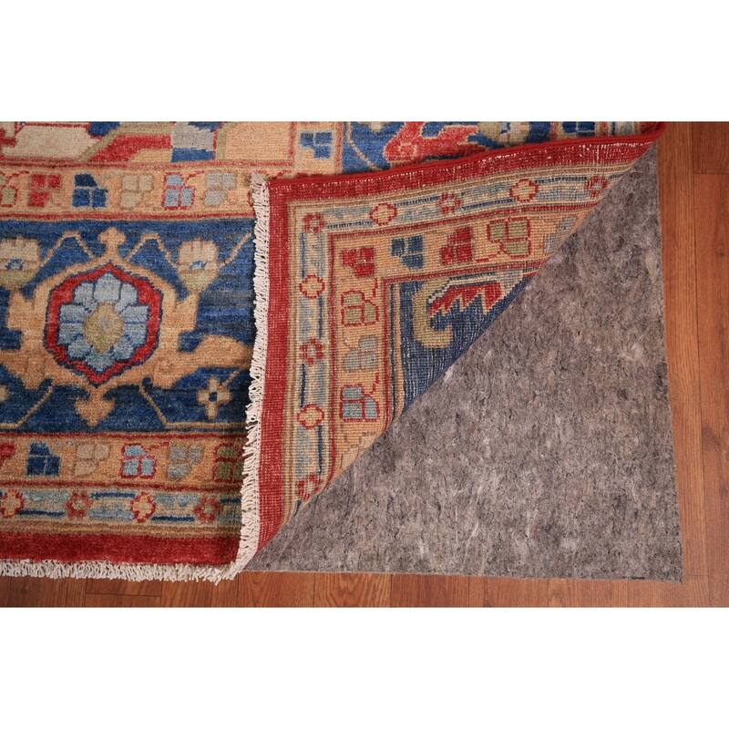 Heriz Serapi Vegetable Dye Area Rug Handmade Wool Carpet - 9'1" x 12'0"