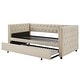 preview thumbnail 18 of 18, Kahler Weave Fabric Daybed with Metal Slats by iNSPIRE Q Classic