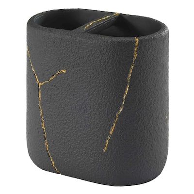 Nicole Miller Sydney Toothbrush Holder - Black - Toothbrush Holder