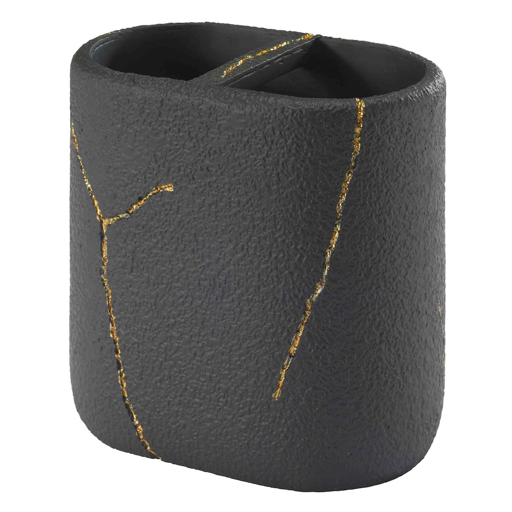 Nicole Miller Sydney Toothbrush Holder - Black - Toothbrush Holder