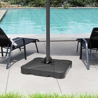 Pellebant Patio Cantilever Umbrella Base Sand/Water Filled Square Base