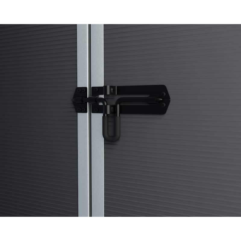 Rubicon Dark Gray Garden Storage Shed