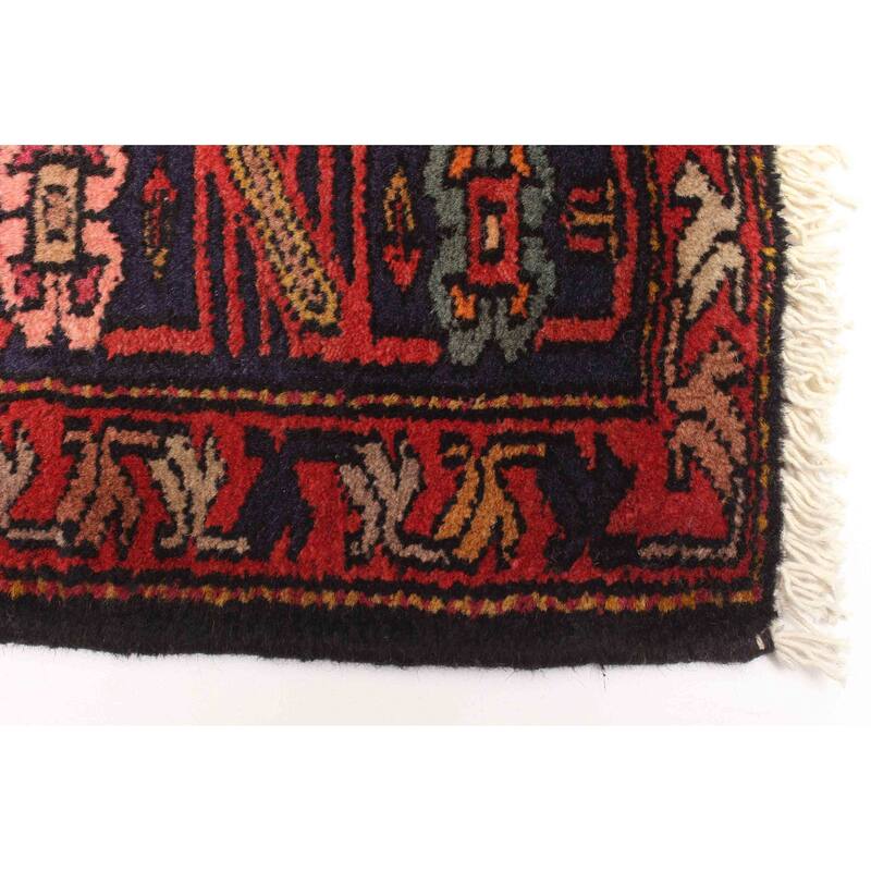 ECARPETGALLERY Hand-knotted Kayseri Black Wool Rug - 4'6 x 7'0