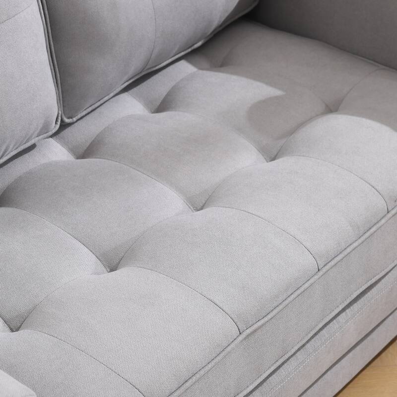 Versatile 3-in-1 Upholstered Futon Sofa Bed with Pull Out Sleeper and Multiple Functionalities