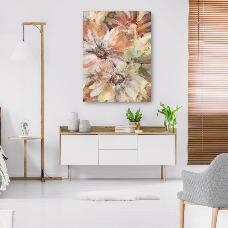 Precious Daisies By Studio Arts Canvas Art Print