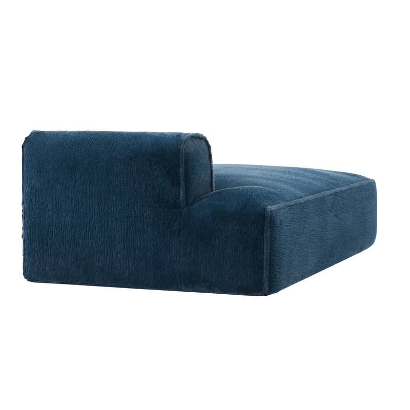 72" Oversized Sofa Bed, Dark Blue, No Assembly, Living Room