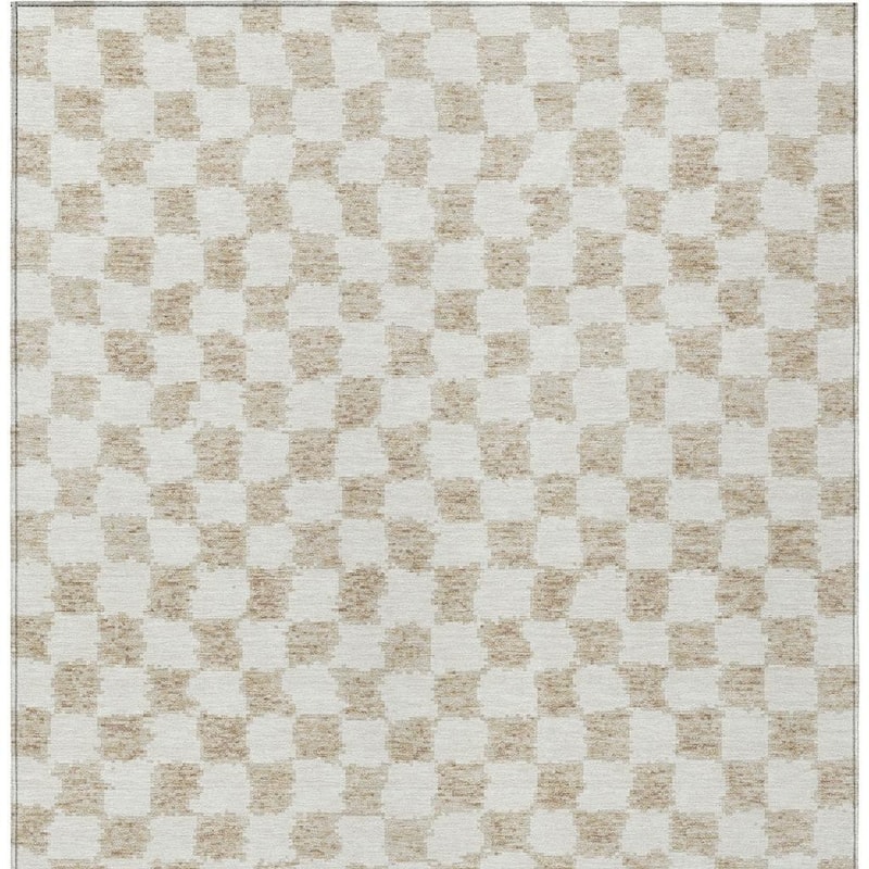 HomeRoots Geometric Transitional Rectangle Outdoor Rug