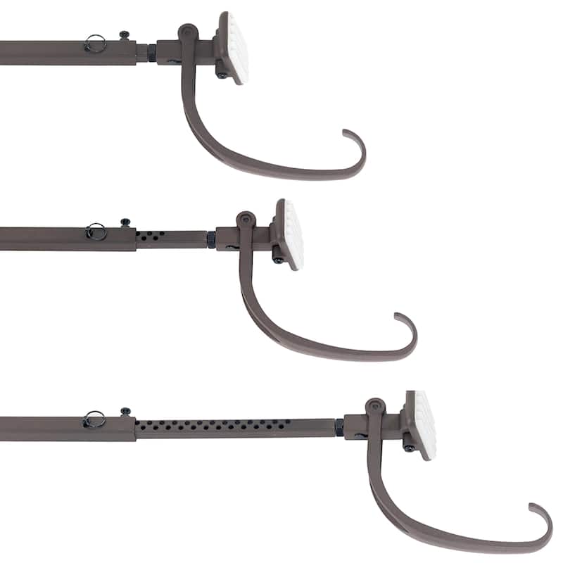 Garland Hanger - Double Door (52-82 Inch Doors) (Brown)