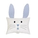 preview thumbnail 1 of 6, 13" x 18" Boy Easter Bunny w/ Flap Ears Decorative Accent Throw Pillow