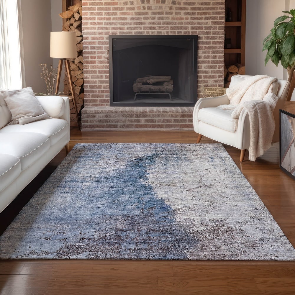 Machine Washable Indoor/ Outdoor Chantille Modern Impressions Rug