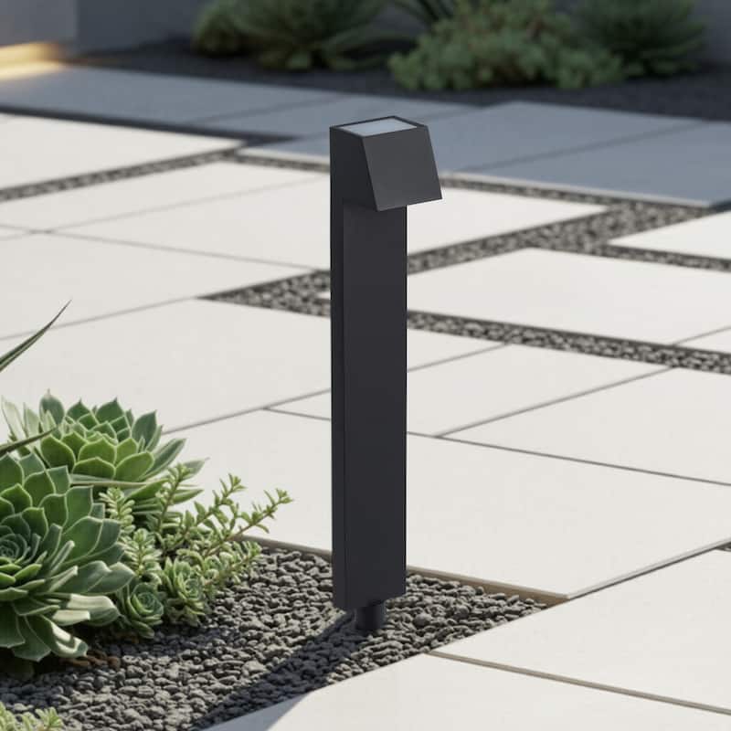 C Cattleya Low Voltage Matte Black Aluminum LED Outdoor Path Lights