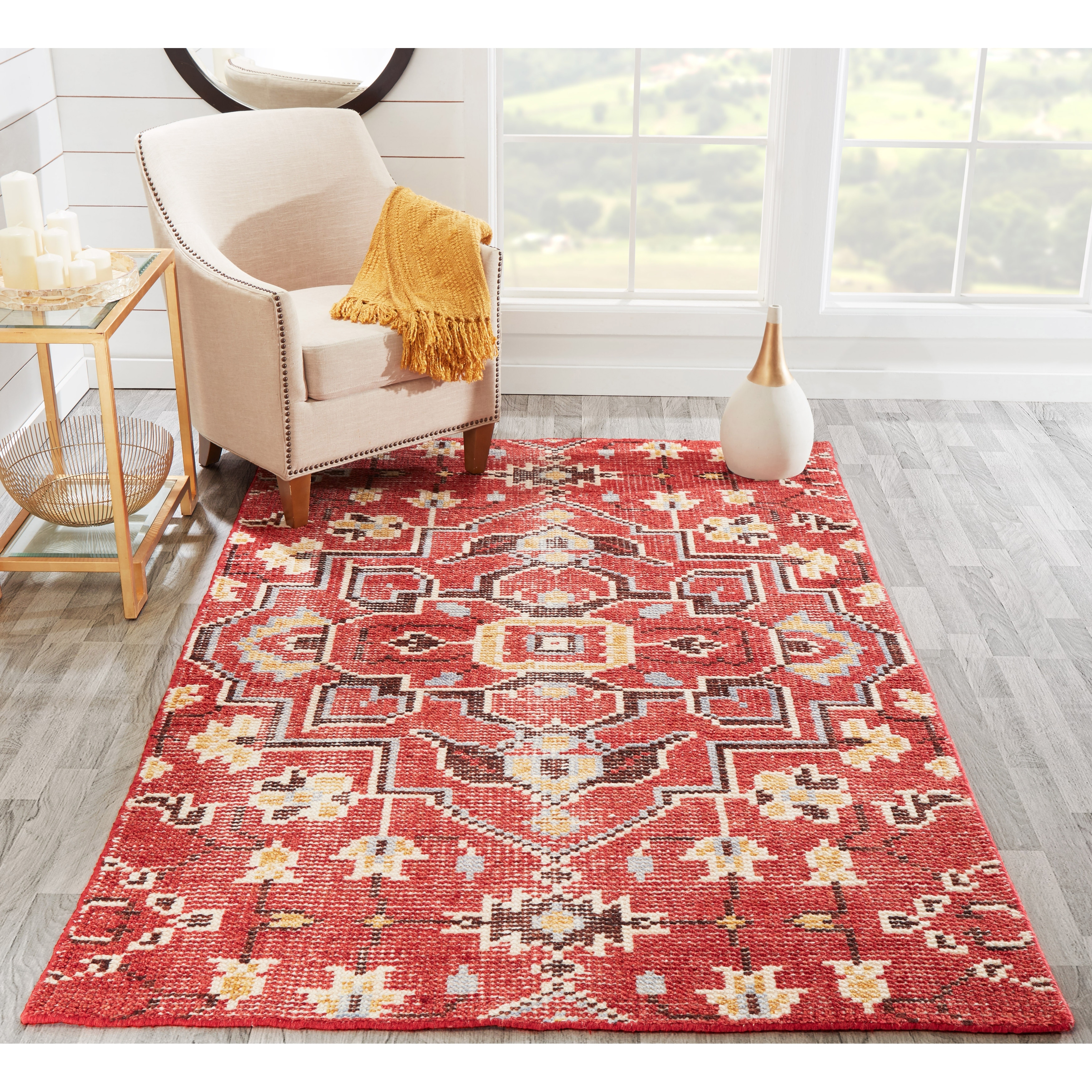Momeni Ophelia Hand Knotted Tranditional Wool Area Rug