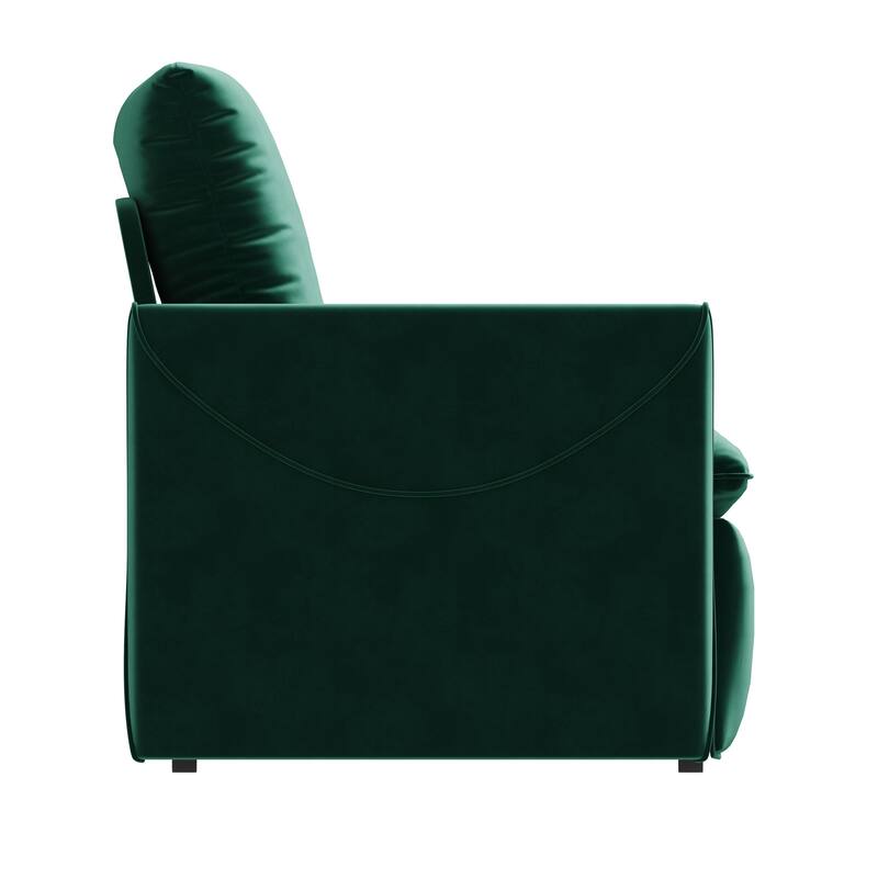 70.9" Pull Out Sofa Bed, 3-Seat Convertible Sleeper Sofa with 2-in-1 Pillow and Blanket Set, Velvet Loveseat Bed