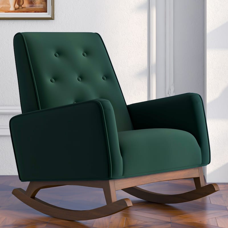 Westminister Modern Indoor Nursery Rocking Armchair for Bedroom and Livingroom
