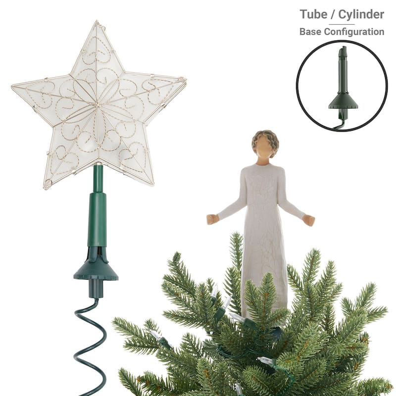 Christmas Tree Topper Holder, 4 PCs Universal Christmas Tree