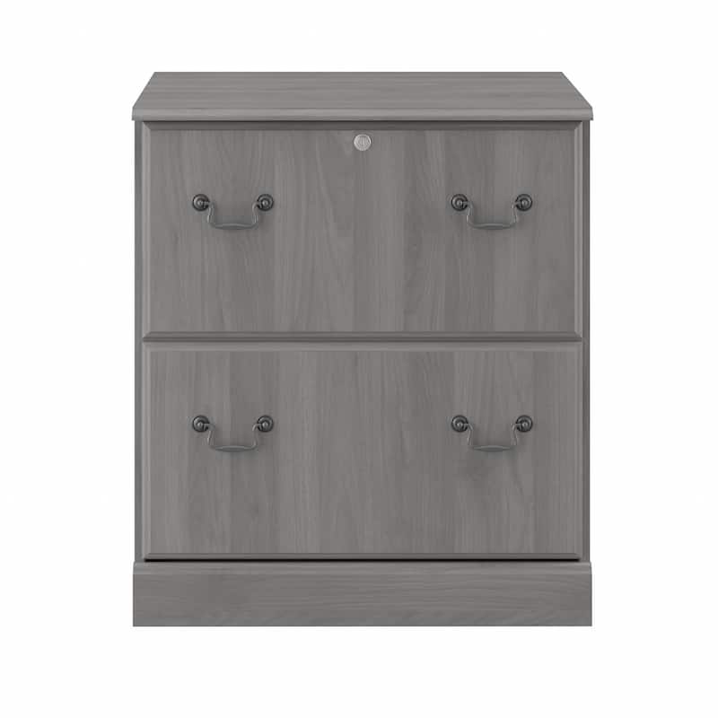 Bush Furniture Saratoga Lateral File Cabinet in Harvest Cherry