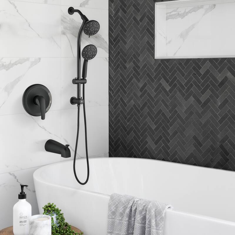 Tool-Free Shower Combo 7-Spray 1.8GPM