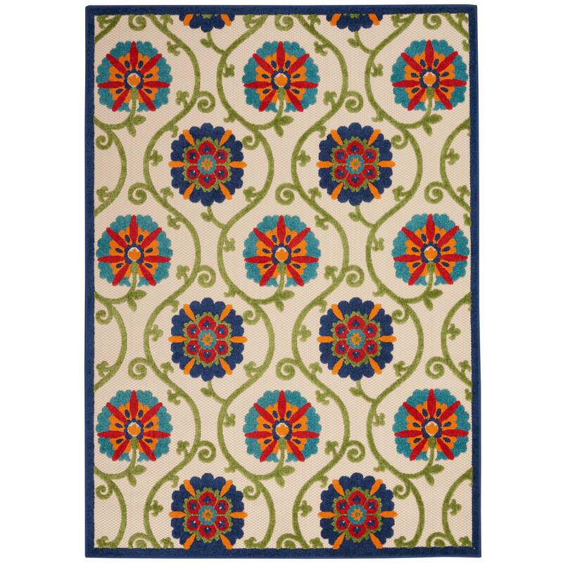 Lanikai Floral Indoor/ Outdoor Area Rug by Havenside Home