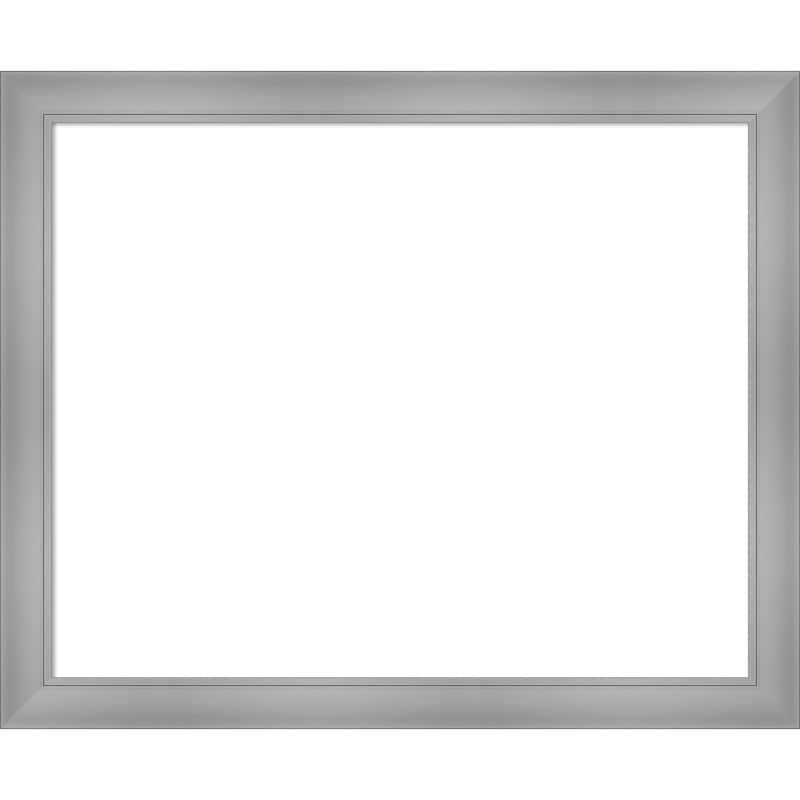 Amanti Art Flair Polished Nickel Framed Dry Erase Magnetic Board
