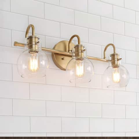 Modern Bathroom Wall Sconces Gold Vanity Lighting for Powder Room - L22"x W7"x H9" - L22"x W7"x H9"