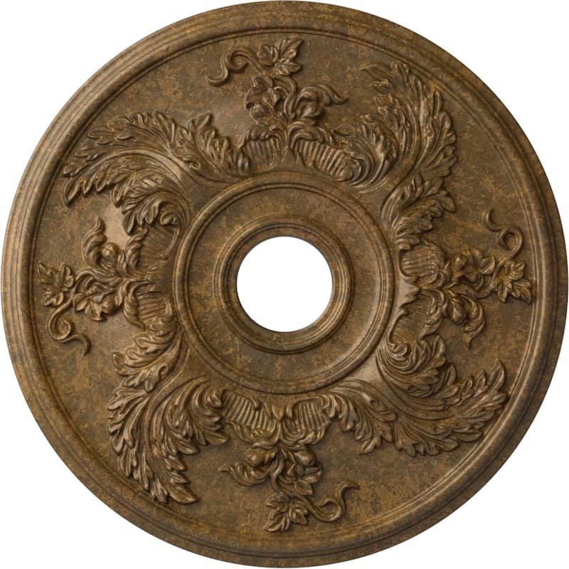 23 5/8"OD x 4 5/8"ID x 1 7/8"P Acanthus Twist Ceiling Medallion