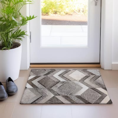 Premium Washable Super Soft Chevron Patchwork Mayfield Rug