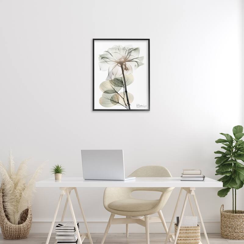 Stupell Modern Minimalist Buds Framed Giclee Art Design By Albert Koetsier