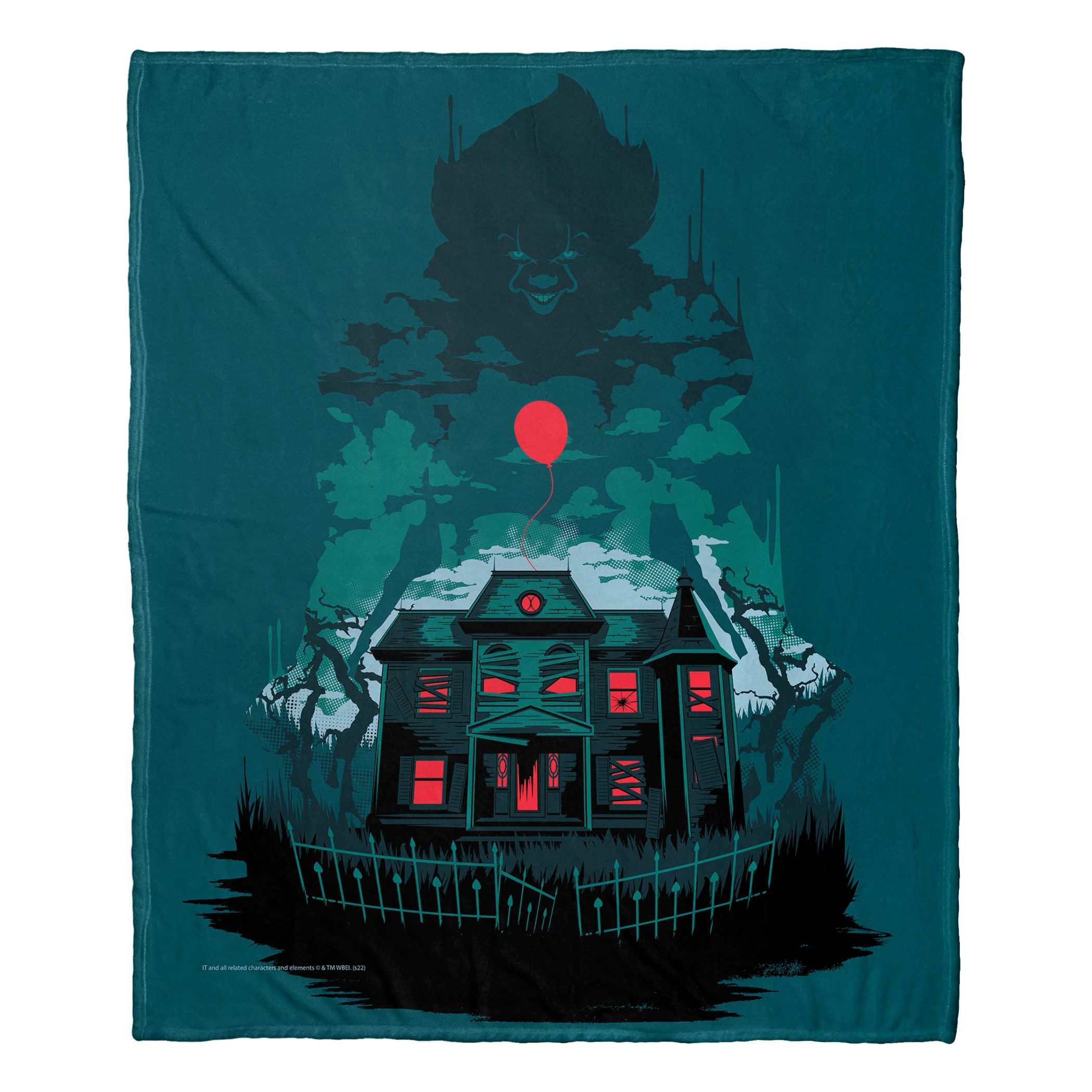 Warner Brothers It 2 House of Fears Silk Touch Throw Blanket