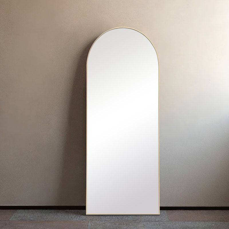 Arched Full Length Floor Wall Mirror Standing Dressing Mirror