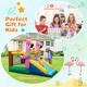 preview thumbnail 7 of 8, 7-in-1 Flamingo Inflatable Bounce House with Slide without Blower - 134" x 126" x 110"