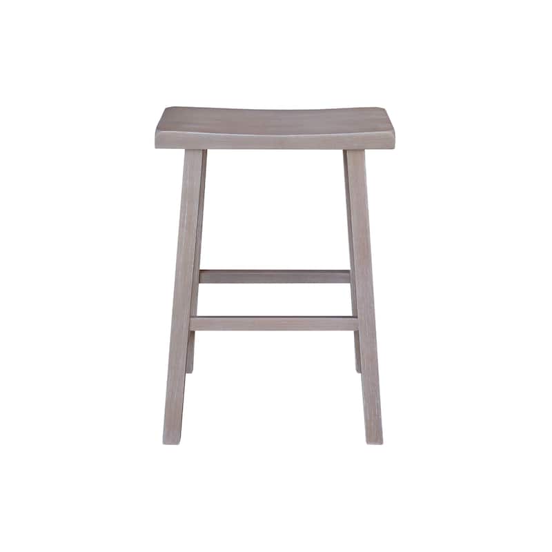 Saddle Seat Counter Height Stool - 24 in. Seat Height