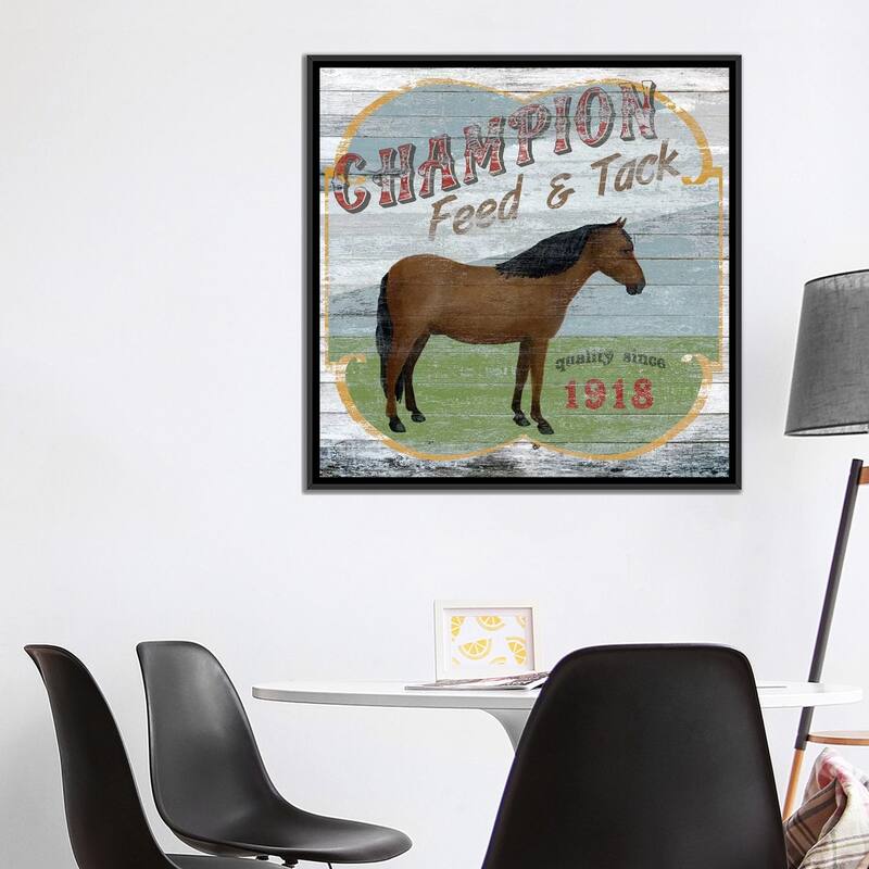 iCanvas "Farm Supply I" by June Erica Vess Framed